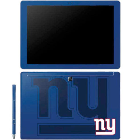 NFL New York Giants Double Vision Galaxy Book 12in Skin